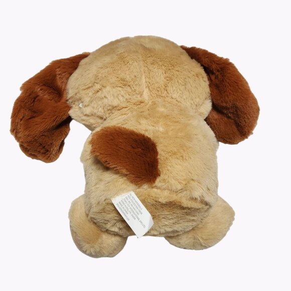 Valentines Day Puppy Dog 11 inch Plush Red Heart Brown Tan Stuffed Animal Toy - Picture 2 of 5